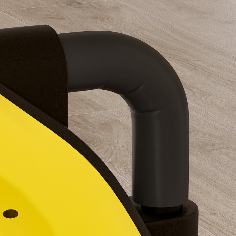 SPORTNOW Mini Exercise Bike, Portable Pedal Exerciser, Under Desk Bike with LCD Display for Legs and Arms, Rehabilitation, Therapy Home Office Workout, Yellow