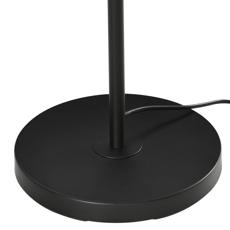 HOMCOM Farmhouse Wicker Floor Lamp, Standing Lamp with Hand Woven Rattan Lampshade, Lamps for Living Room, Bedroom, Bulb not Included, Natural