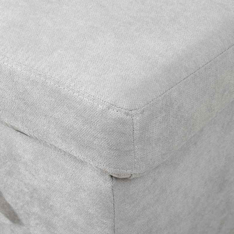 HOMCOM Sofa Bed with Storage, Convertible L Shaped Corner Sofa, 3 Seater Pull Out Sofa Bed with Reversible Chaise, Side Pockets for Living Room, Bedroom, Small Spaces, Light Grey