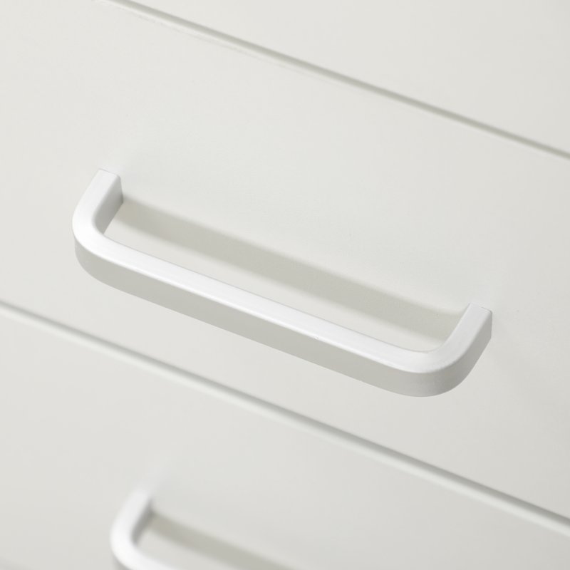 HOMCOM Computer Desk, Home Office Desk with Lockable Drawer, Storage Shelf for Study Bedroom, 110 x 50 x 76 cm