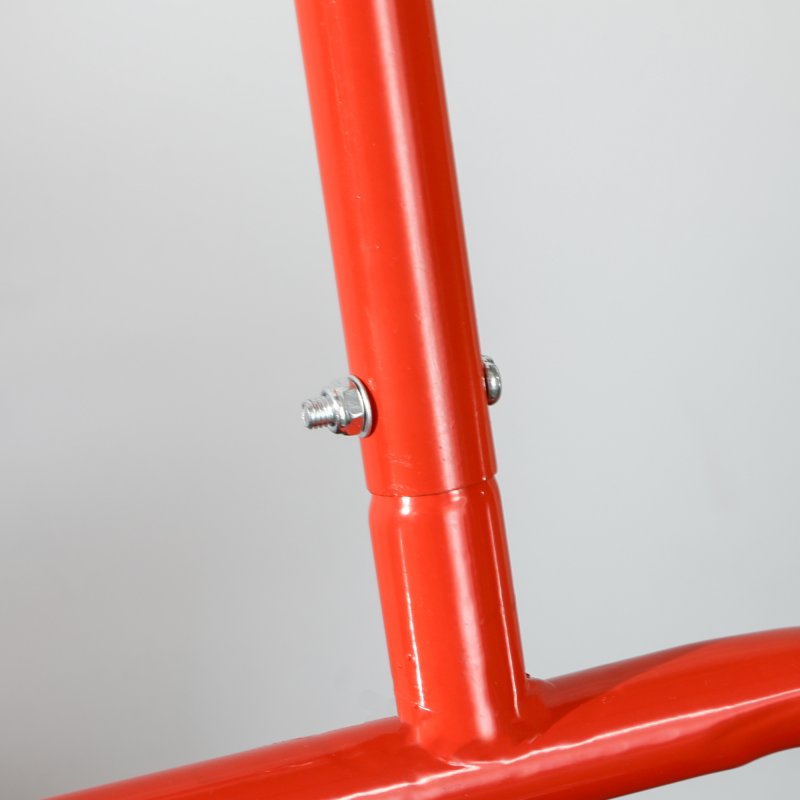 Outsunny Combination Push/Tow Lawn Roller Filled with 38L Sand (62kg) or Water, Great for the Garden 32 x 50cm Roller, Red