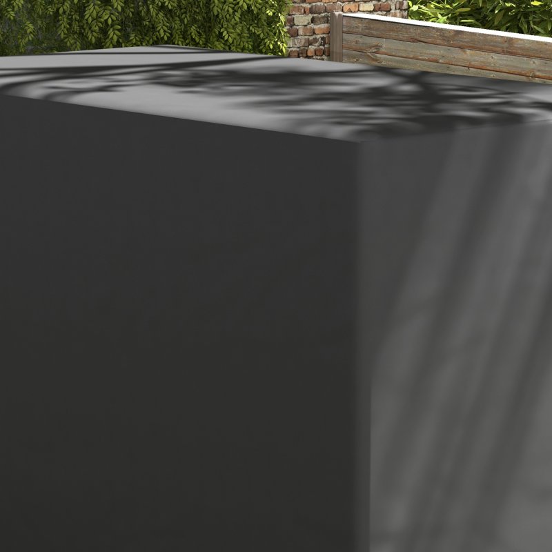 Outsunny Oxford Patio 3-seater Swing Chair Cover Outdoor Garden Furniture Rain Protection Protector Waterproof Anti-UV, 240L x 133W x 185H cm, Dark Grey