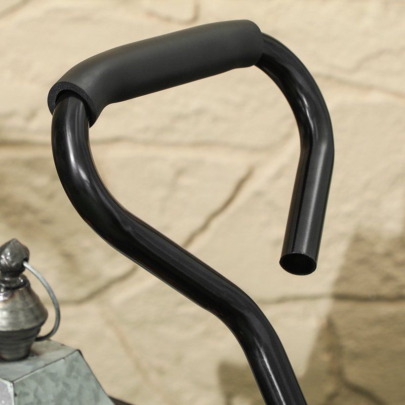 Outsunny Garden Trolley Cart, Heavy Duty Festival Trolley with Removable Liner, Quick-Release Sides, 10