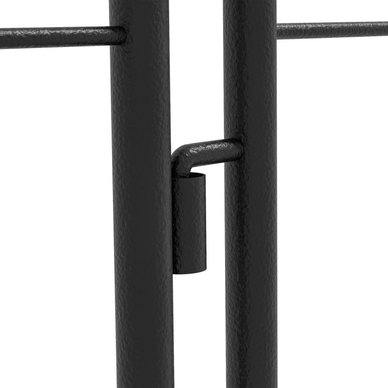 Outsunny Set of 2 Garden Trellis, Metal Trellis for Climbing Plants Support Frames, 50 x 180cm, Arrow Design