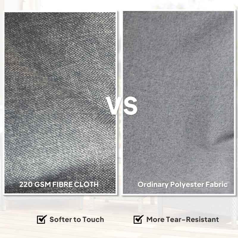 Outsunny Rattan Garden Chairs Set of 2, Outdoor Rattan Chairs with Cushions, Armrests and High Back, PE Wicker Garden Armchair with Steel Frame for Balcony, Porch, Dark Grey