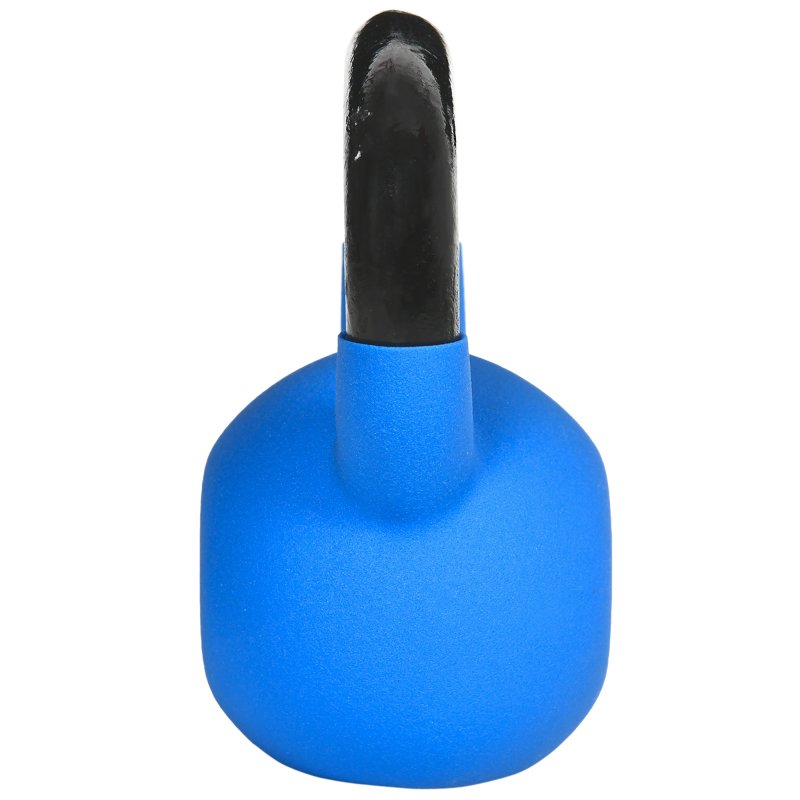 HOMCOM Soft Kettlebell, 8kg Kettle Bell with Non-Slip Handle for Home Gym Weight Lifting and Strength Training, Blue