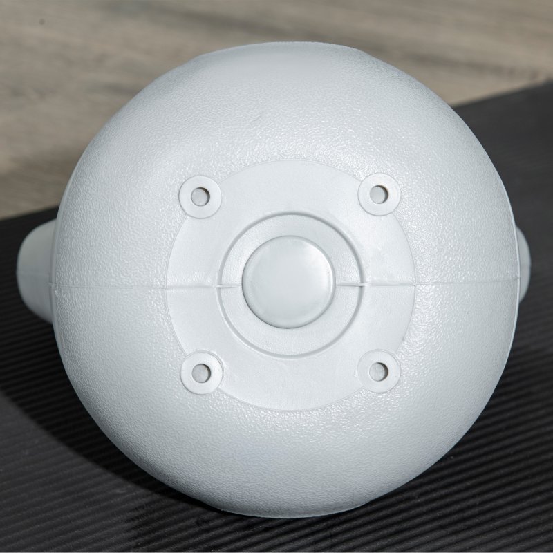 SPORTNOW Kettlebell, 2kg Kettle Bells with Handle for Home Gym Weight Lifting and Strength Training, Pink and Grey