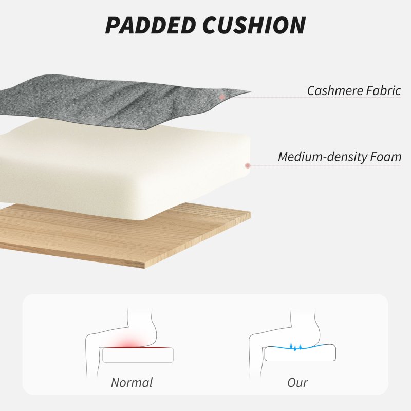 HOMCOM Home Office Chair, Upholstered Sherpa Fleece Desk Chair with Height Adjustable, Tilt Function and 360° Swivel Wheels for Home Office and Study Room, Grey