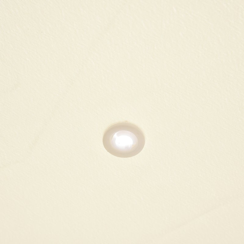 Outsunny 3 x 3 Meters Canopy Metal Wall Gazebo Awning Garden Marquee Shelter Door Porch, Cream White