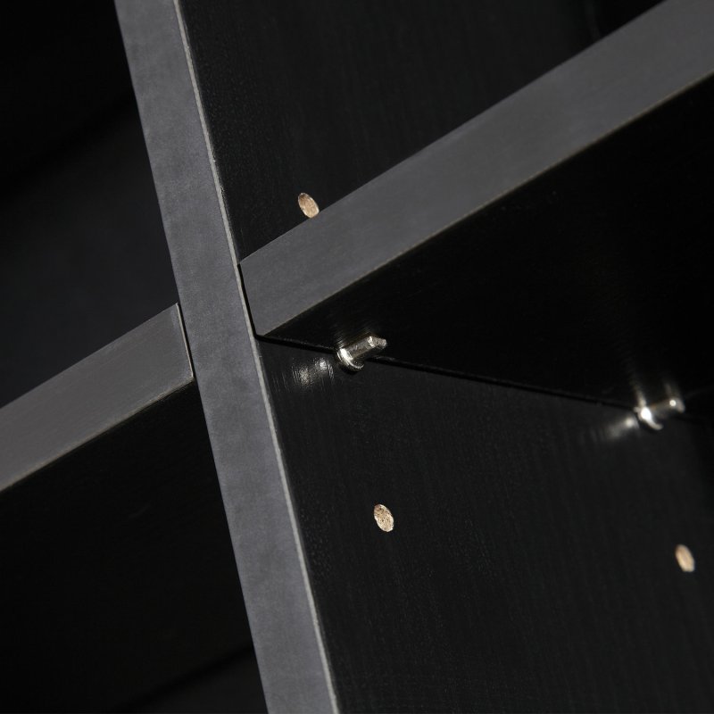 HOMCOM 1116 CD/ 528 DVD Storage Shelf Rack Media Storage Unit Shelves Racks Wooden Display Unit with 10 Adjustable Shelves