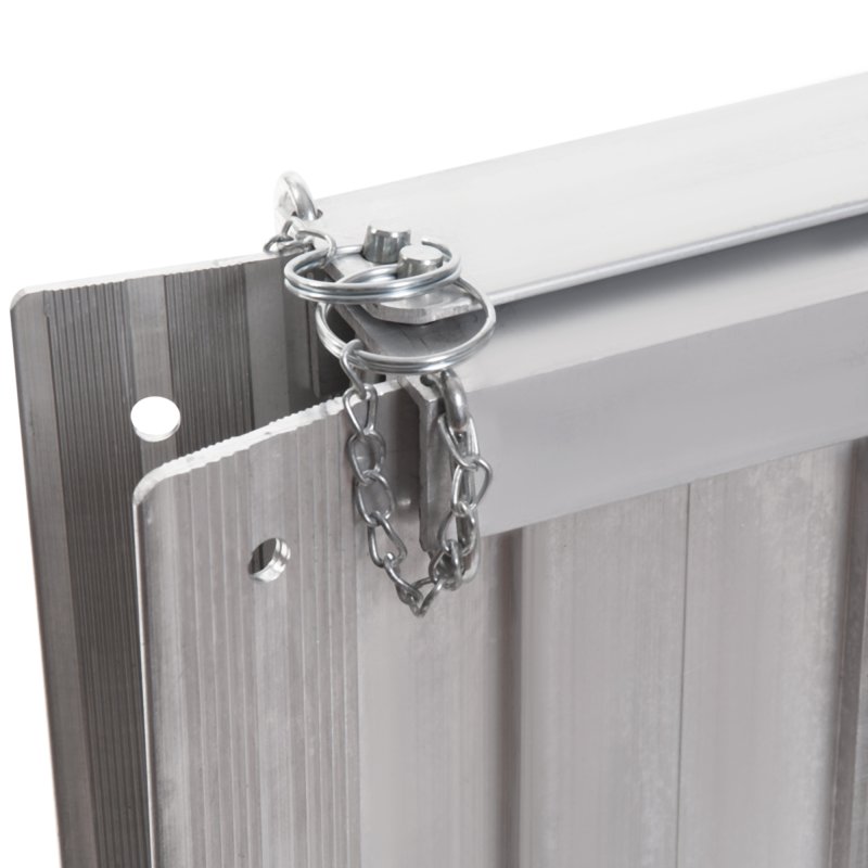 HOMCOM  Folding Aluminum Wheelchair Ramp Scooter Portable Mobility Assist Suitcase Access Aid Disabled