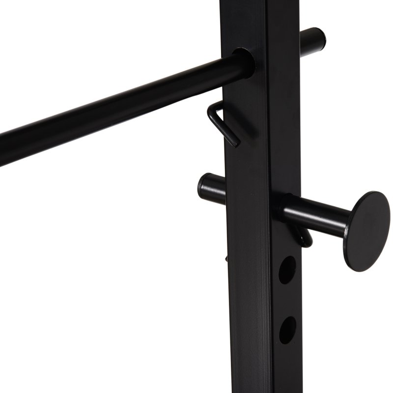 HOMCOM Home Gym Power Tower with Bench and Punching Bag, Multi-Function Adjustable Dip Sit Up Workout Station Equipment Heavy Duty for Home