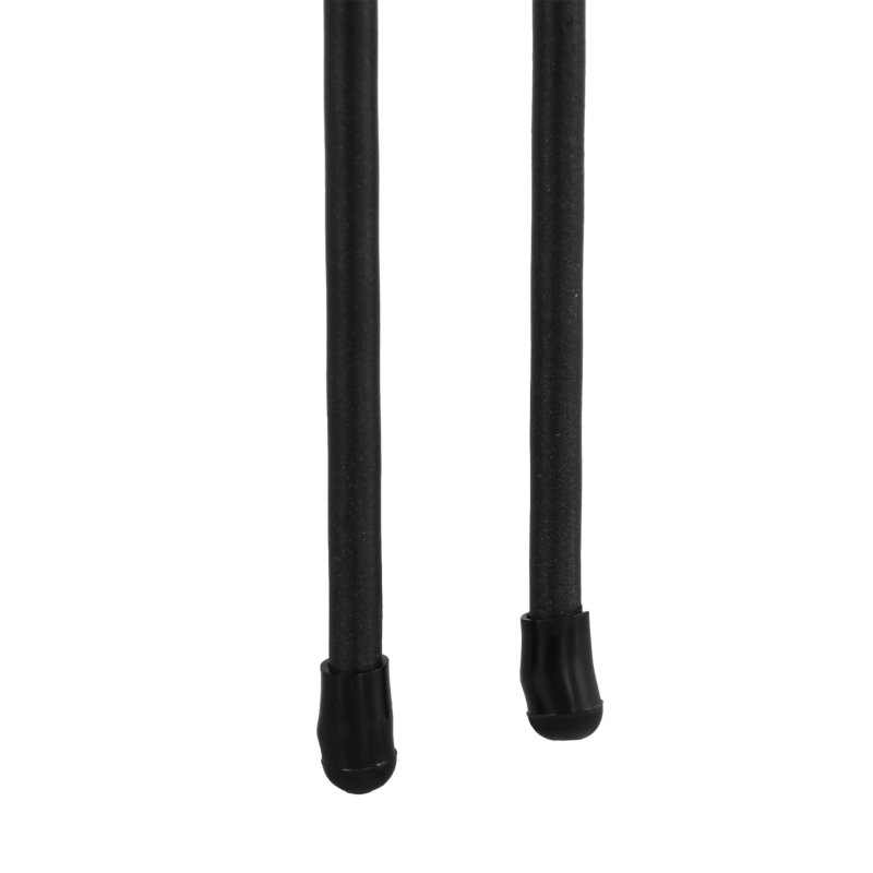 Outsunny Decoration Garden Fence, 24in x 12ft Outdoor Picket Fence Panels, 6PCs Rustproof Metal Wire Landscape Flower Bed Border Edging Animal Barrier, Black