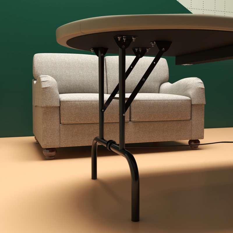 SPORTNOW 10 Player Folding Poker Table, Oval Portable Blackjack Casino Table with Cup Holders, Cushioning Edge, Brown and Blue