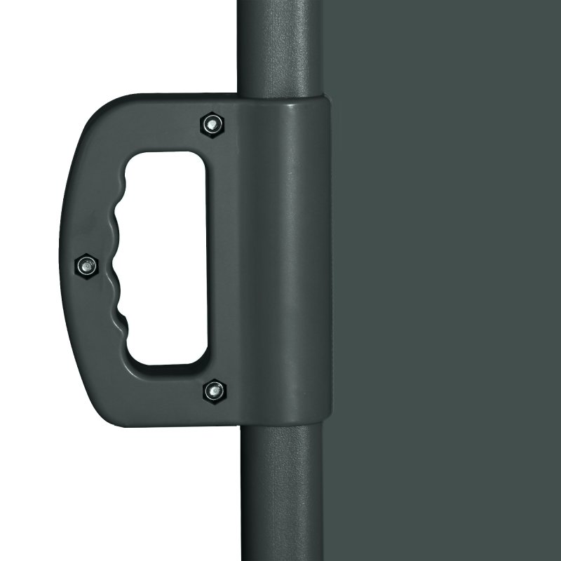 Outsunny Retractable Sun Side Awning Screen Fence Patio Garden Wall Balcony Screening Panel Outdoor Blind Privacy Divider (3x2M, Grey)