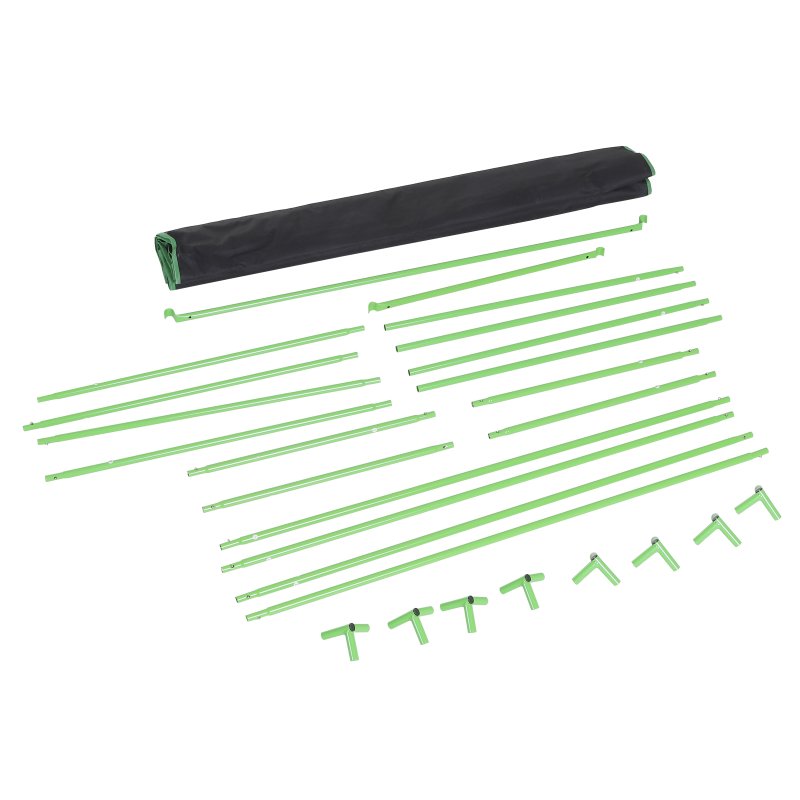 Outsunny Grow Tent Reflective Mylar Hydroponic with Adjustable Vents and Floor Tray for Indoor Plant Growing, 120 x 60 x 150 cm (47