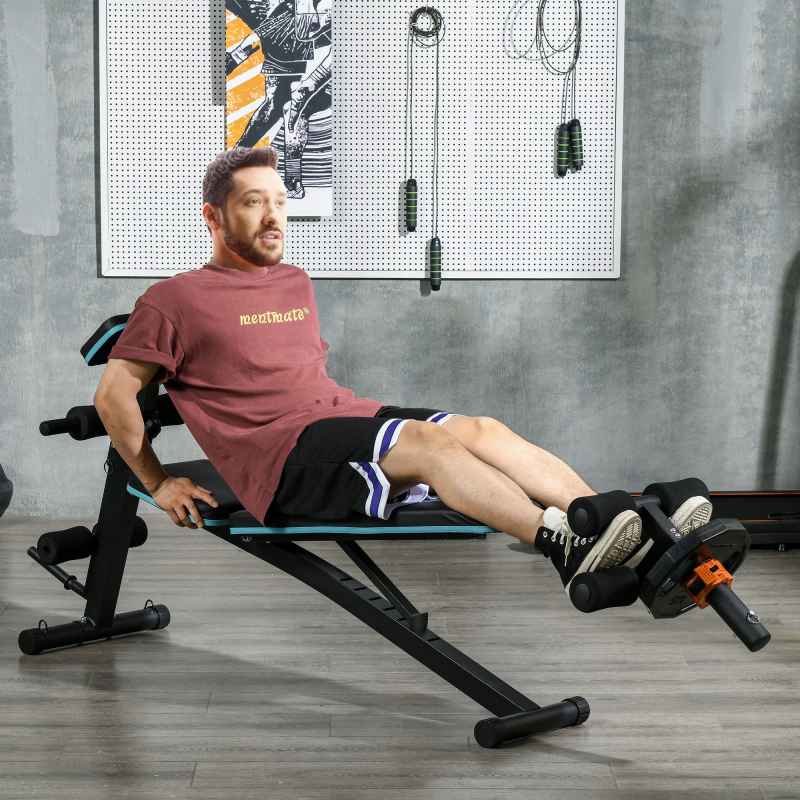 SPORTNOW Tib Bar Tibialis Trainer Calf Raise Machine for Shin Splints and Knee Pain Relief, Fits 5cm Weight Plates