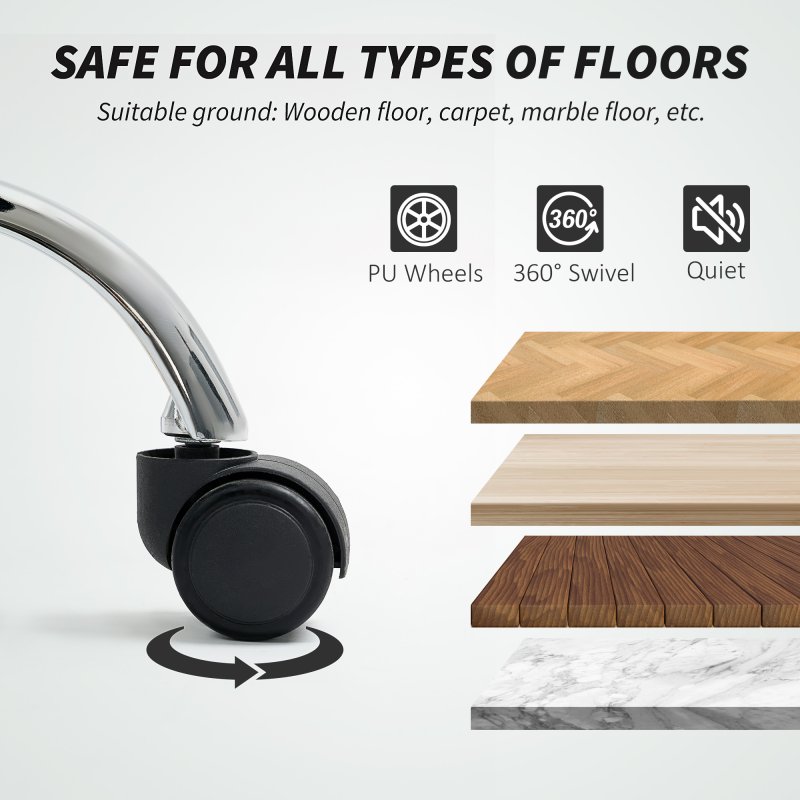 HOMCOM Drafting Chair, Swivel Draughtsman Chair, Ergonomic Office Chair, Mesh Standing Desk Chair with Lumbar Support, Adjustable Foot Ring, Adjustable Height, Grey