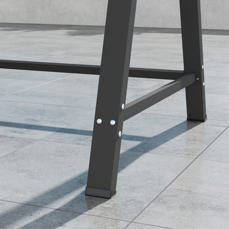 Outsunny 3 Seater Garden Swing Seat with UPF30+ Adjustable Canopy, Swing Chair with Cushion, Outdoor Hammock Bench for Balcony Patio, Dark Grey