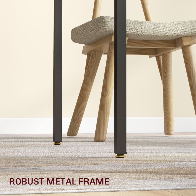 HOMCOM Folding Dining Table, Extendable Kitchen Table for Small Space, Drop Leaf Table for 2-4 People, Grey