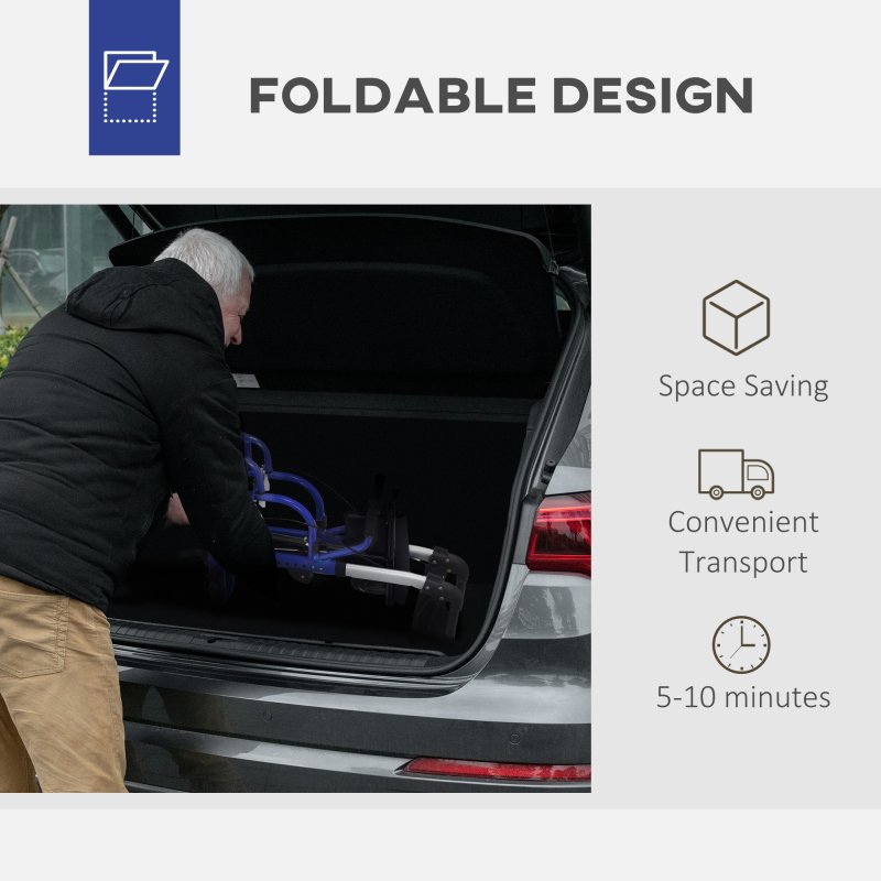 HOMCOM 2 in 1 Wheelchair Transport Chair & Folding Rollator Walker with Seat, Backrest, Footrest, Lightweight Walking Frame with Bag, Adjustable Height, 4 Wheeled Walker for Seniors