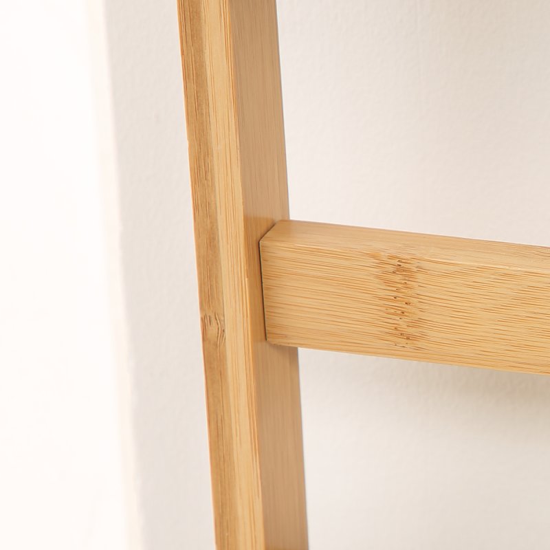 Outsunny 3-Tier Bamboo Plant Stand, Folding Plant Rack, Display Plant Shelf for Indoor & Outdoor Use, 98 x 37 x 96.5cm, Natural