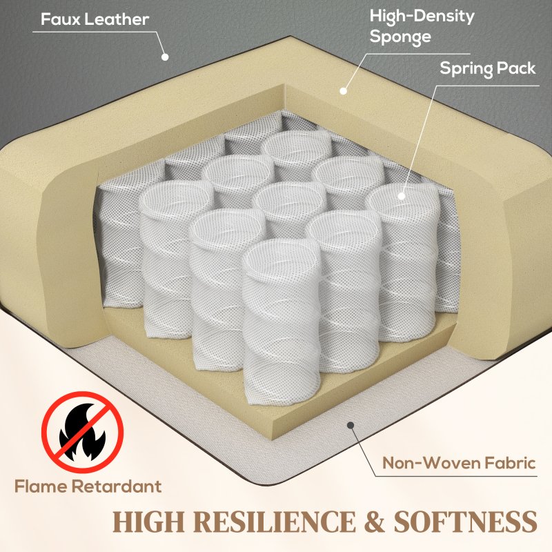 HOMCOM Recliner Armchair with 3D Kneading Massage, Breathable Leather Recliner Chair with Back Massager and Headrest, Electric Reclining Chair with Footrest, Remote, USB Port, Side Pockets for Home