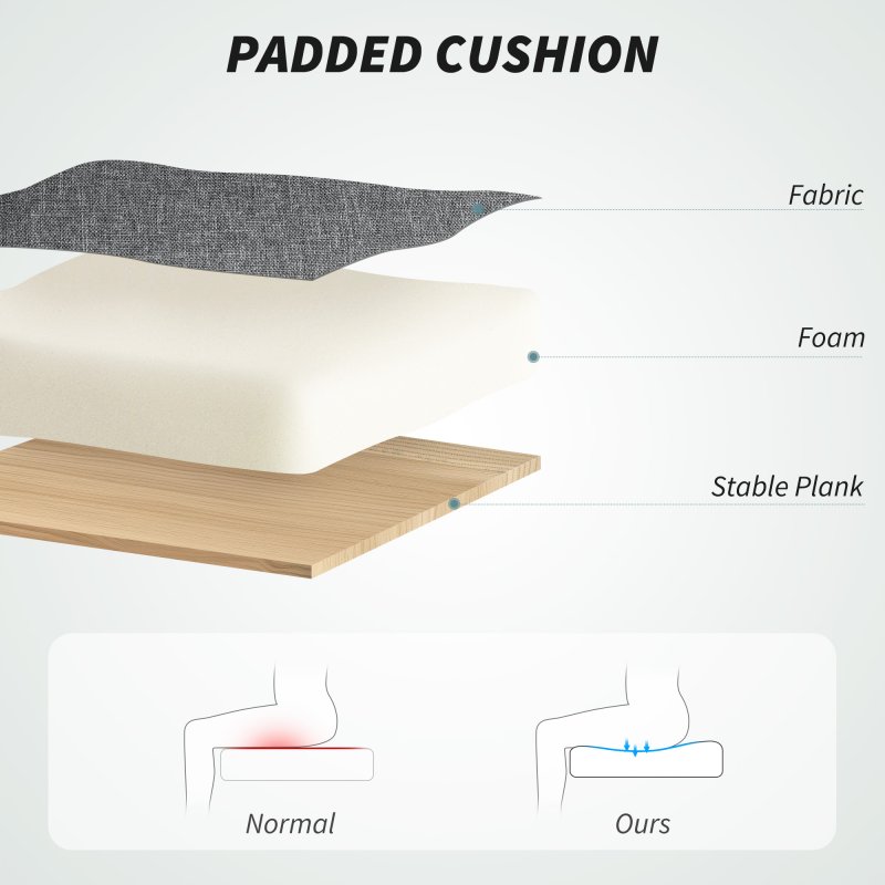 HOMCOM Office Chair with 6-point Massage and Heat, Fabric Computer Desk Chair with Reclining Backrest, High Back, Height Adjustable, Swivel Wheels, Footrest, Remote, for Home, Grey