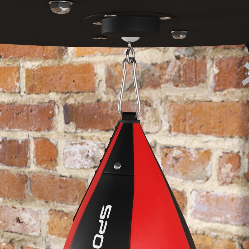 SPORTNOW Wall Mounted Speedball Platform, Height Adjustable Speed Bag Boxing with 360 Degree Swivel for Home Fitness