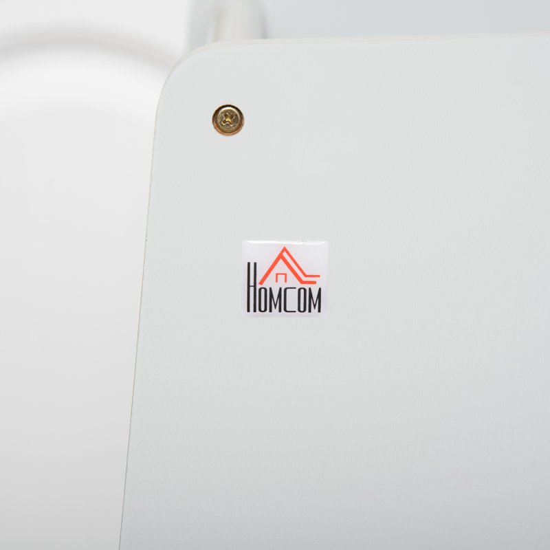 HOMCOM Toddler Step Stool Kids Adjustable Standing Tower with Safety Rail for Kitchen Counter Grey