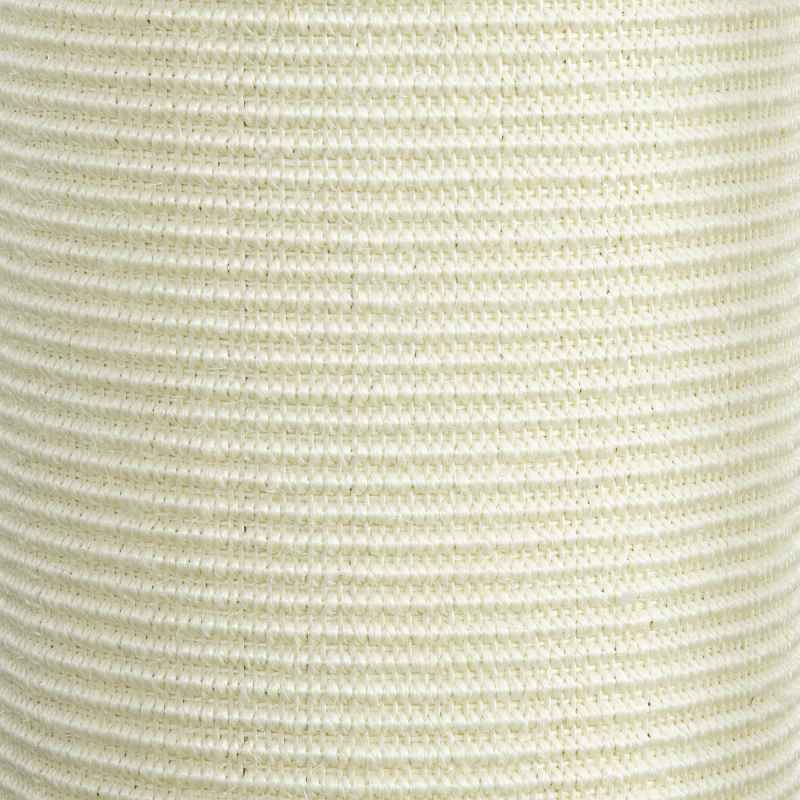 PawHut 85cm Tall Cat Scratching Post w/ Sisal Rope, Covered in Soft Plush, Anti-Tip for Indoor Corners, Cabinet Corners, Sofa Corners - Beige
