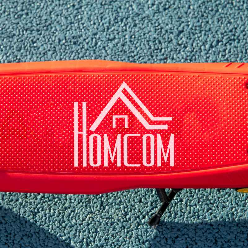 HOMCOM 120W E-Scooter Folding Electric Scooter with 12km/h Maximum Speed, Three Mode LED Headlight, Adjustable Height, Warning Bell, for Ages 7-14 Years - Red