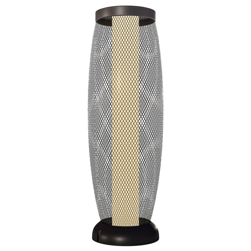 Outsunny Garden Solar Lamp, 71.5 cm Tall Metal Floor Lamp, Auto On/Off LED Solar Garden Light with Metal Wire Shade, IP44 for Outdoor, Porch, Pathway, Terrace, Black