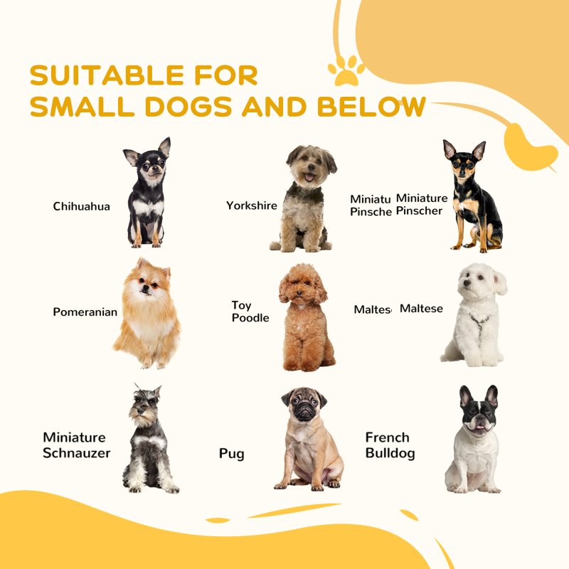 PawHut Freestanding Dog Cate, Foldable Wooden Pet Gate with  - 61cm Tall, for Stairways, Doorways, Hallways, Small Dogs - Grey