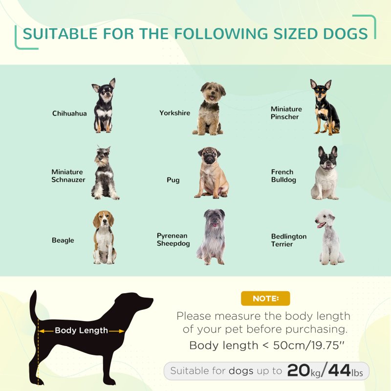 PawHut Raised Dog Bed Cat Elevated Lifted Puppy Pet Elevated Cot Portable Camping Basket - Blue (Medium)