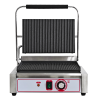 Commercial Single Grooved Panini Press Sandwich Grill UK Plug