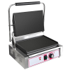 Commercial Single Smooth Panini Press Sandwich Grill UK Plug