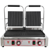 Commercial Electric Double Sided Twin Contact Grill Panini Maker Machine