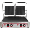 New Electric Ribbed & Flat Double Sided Plates Panini Sandwich Toaster Machine