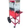 8oz Commercial Popcorn Machine with Cart Electric Cinema Popper