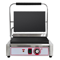 Commercial Single Smooth Panini Press Sandwich Grill UK Plug