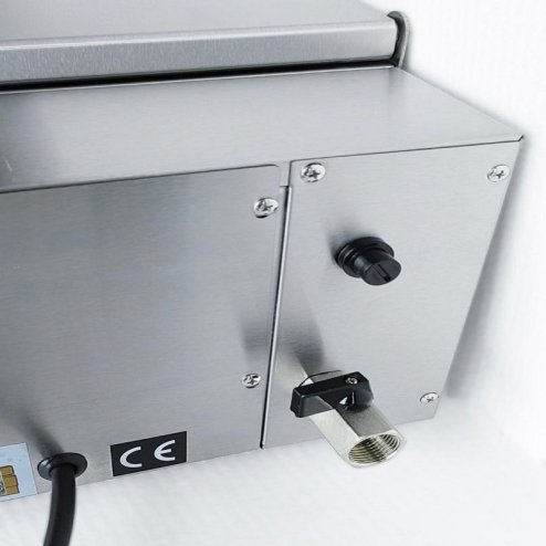 Commercial 18L Induction Electric Doughnut Donut Fryer Machine with Drain Tap – Stainless Steel Deep Fryer for Restaurants, 3kW 230V