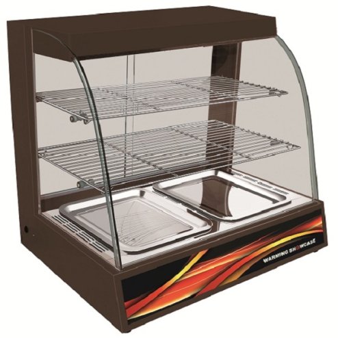 Black Warming Showcase Food Display & Heat Preservation Solution