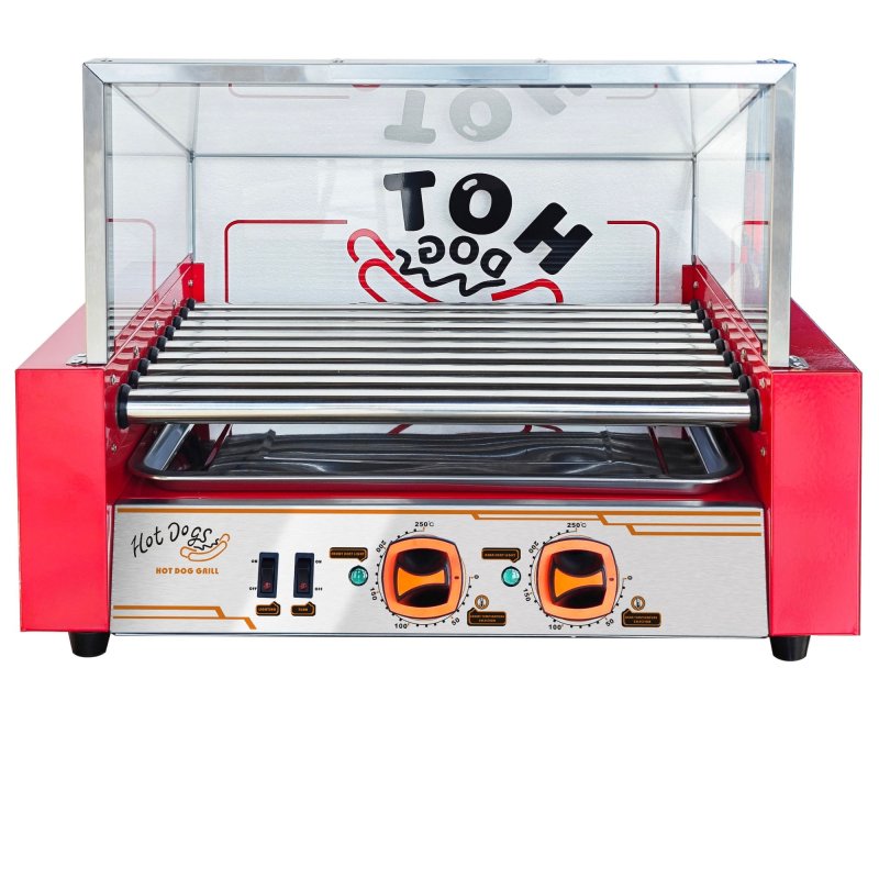 Nine Roll Grilled Sausage Machine Commercial 9 Roller Hot Dog Sausage Grill