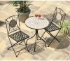 Milan Mosaic Bistro Set