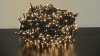 2000 Ultra-Bright Warm White LED Outdoor Fairy String Twinkle Compact Lights (green cable)