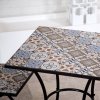 Alessandra 2 Seater Square Mosaic Bistro Set