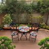 Flores 2 Seater Mosaic Bistro Set