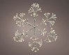 Christmas Starburst Flashing 75cm Snowflake with 336 Warm White Led Light - indoor or outdoor use