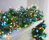 Christmas Fairy String Twinkle - 800 Multi-coloured Door Garland Cluster Micro ultra bright LED Lights with  pin wire String - indoor or outdoor use